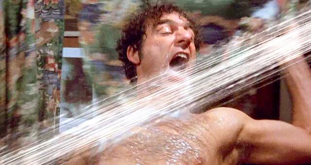 Kramer in shower